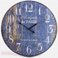 Nástěnné hodiny De Paris, 60 cm, modrá