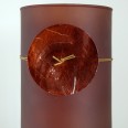Svítilna skleněná Tempus, 20 cm, hnědá