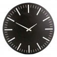 Nástěnné hodiny Print, 50 cm, černá / bílá