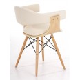 Jídelní / jednací židle dřevěná Dancer (SET 2 ks)