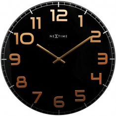Designové nástěnné hodiny 8817bc Nextime Classy round 30cm