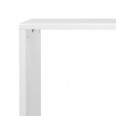 Barový stůl Paro, 120 cm, bílá, bílá