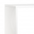 Barový stůl Paro, 120 cm, bílá, bílá
