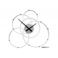 Designové hodiny 10-215 CalleaDesign Black Hole 59cm (více barevných verzí) Barva stříbrná - 2