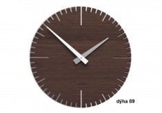 Designové hodiny 10-025 natur CalleaDesign Exacto 36cm (více dekorů dýhy) Design wenge - 89