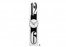 Designové hodiny 10-026 CalleaDesign Thin 58cm (více barevných verzí) Barva černá klasik - 5