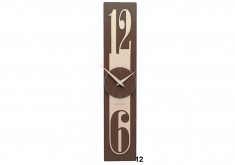 Designové hodiny 10-026 CalleaDesign Thin 58cm (více barevných verzí) Barva béžová - 12