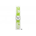 Designové hodiny 10-026 CalleaDesign Thin 58cm (více barevných verzí) Barva zelené jablko - 76