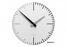 Designové hodiny 10-025 CalleaDesign Exacto 36cm (více barevných verzí) Barva bílá - 1