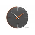 Designové hodiny 10-025 CalleaDesign Exacto 36cm (více barevných verzí) Barva grafitová (tmavě šedá) - 3