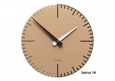 Designové hodiny 10-025 CalleaDesign Exacto 36cm (více barevných verzí) Barva caffelatte - 14