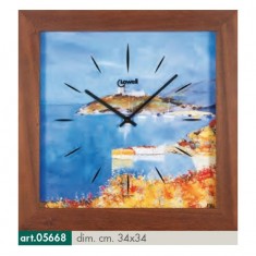 Originální nástěnné hodiny 05668 Lowell Prestige 34cm