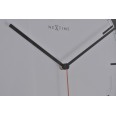 Designové nástěnné hodiny 3071zw Nextime Company Black Stripe 35cm