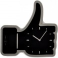 Designové nástěnné hodiny 3072zw Nextime Facebook Like 42cm