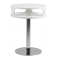 Konferenční / noční stolek Scampi, 60 cm, bílá