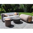 Lavice / sofa Forest outdoor, 120 cm, hnědá