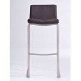 Barová židle s nerezovou podnoží Blank (SET 2 ks)