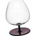 Houpací sklenice SAGAFORM Rocking Brandy Glass, 2ks, fialové