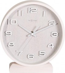 Designové stolní hodiny 5192wi Nextime Wood Wood Small 22cm