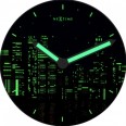 Designové nástěnné luminescenční hodiny 8819 Nextime New York 30cm