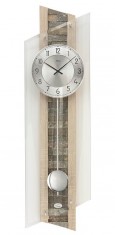 Kyvadlové nástěnné hodiny 5224 AMS řízené rádiovým signálem 85cm