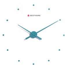 Designové nástěnné hodiny NOMON OJ mořská zelenomodrá 80cm