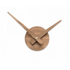 Designové hodiny 10-311 natur CalleaDesign (více dekorů dýhy) Design černý ořech - 85