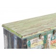 Skříň teaková čtyřdveřová Salma, 125 cm, více barev