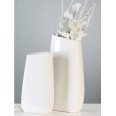 Květináč keramický vysoký Ancona, 30 cm, bílá