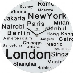 Designové nástěnné hodiny 14868 Lowell 38cm