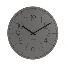 Designové nástěnné hodiny KA5592GY Karlsson 40cm