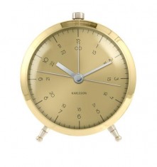 Designový budík KA5599GD Karlsson 9cm