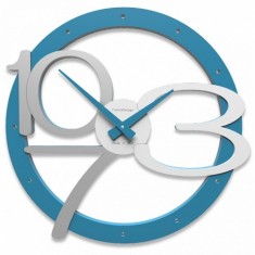 Designové hodiny 10-127 CalleaDesign Scarlett 45cm (více barevných verzí) Barva světle modrá - 74
