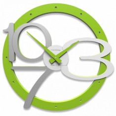 Designové hodiny 10-127 CalleaDesign Scarlett 45cm (více barevných verzí) Barva zelené jablko - 76