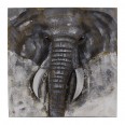Obraz Big Elephant 80x80 cm, olej na plátně, více barev