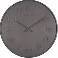 Designové nástěnné hodiny 3096gs Nextime Wood Wood Medium 35cm