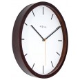 Designové nástěnné hodiny 31546br Nextime Company Wood 35cm