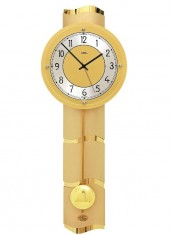 Luxusní kyvadlové nástěnné hodiny 5211 AMS řízené rádiovým signálem 66cm