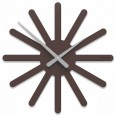 Designové hodiny 10-016 CalleaDesign Asterix 45cm (více barevných verzí) Barva čokoládová - 69