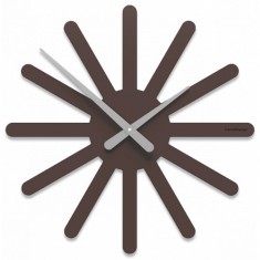 Designové hodiny 10-016 CalleaDesign Asterix 45cm (více barevných verzí) Barva čokoládová - 69