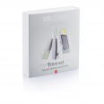 XD Design, Tovo Set, sada solární svítilny a multifunkčního nářadí, šedá