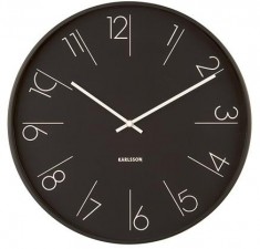Designové nástěnné hodiny 5607BK Karlsson 40cm