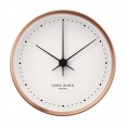Nástěnné hodiny HK velké, měď/bílá, 22 cm, Neznámá
