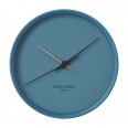Nástěnné hodiny HK, modré, 22 cm, modrá
