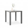 Jídelní stůl Priscilla, 80 cm, šedá mat, šedá