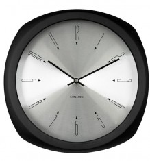 Designové nástěnné hodiny 5626BK Karlsson 31cm