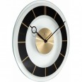 Designové nástěnné hodiny 2790zw Nextime Retro Black 31cm