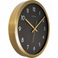 Designové nástěnné hodiny 2523gb Nextime Arabic Golg Black 45cm