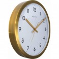 Designové nástěnné hodiny 2523gw Nextime Arabic Golg White 45cm