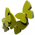 Designové háčky na klíče 50-18-1 CalleaDesign 29cm (více barev) Barva zelená oliva - 54